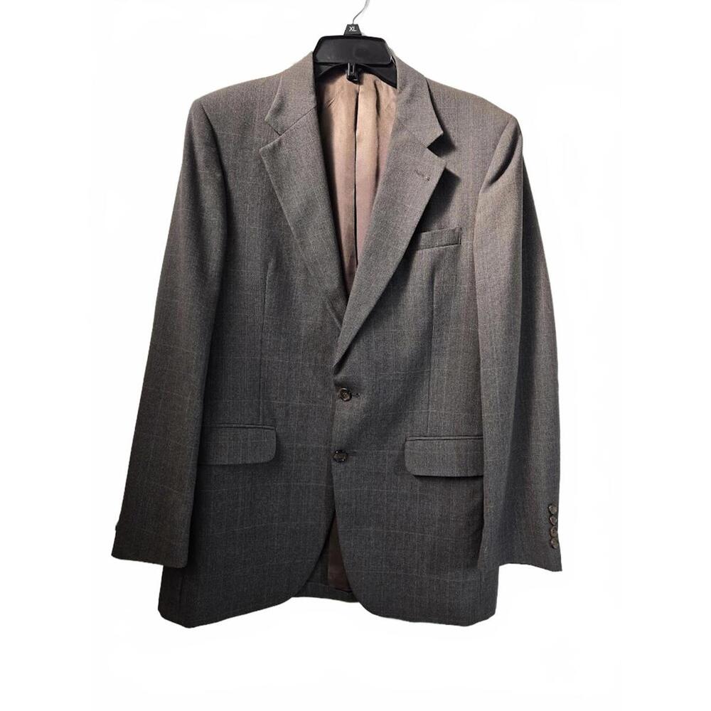 Men's Stafford Gray Blazer Suit Jacket Vintage w/ Union Label